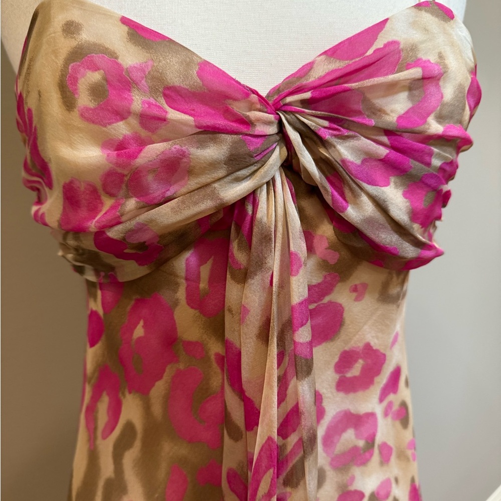 Milly of New York Strapless 100% Silk Dress - Picture 3 of 9